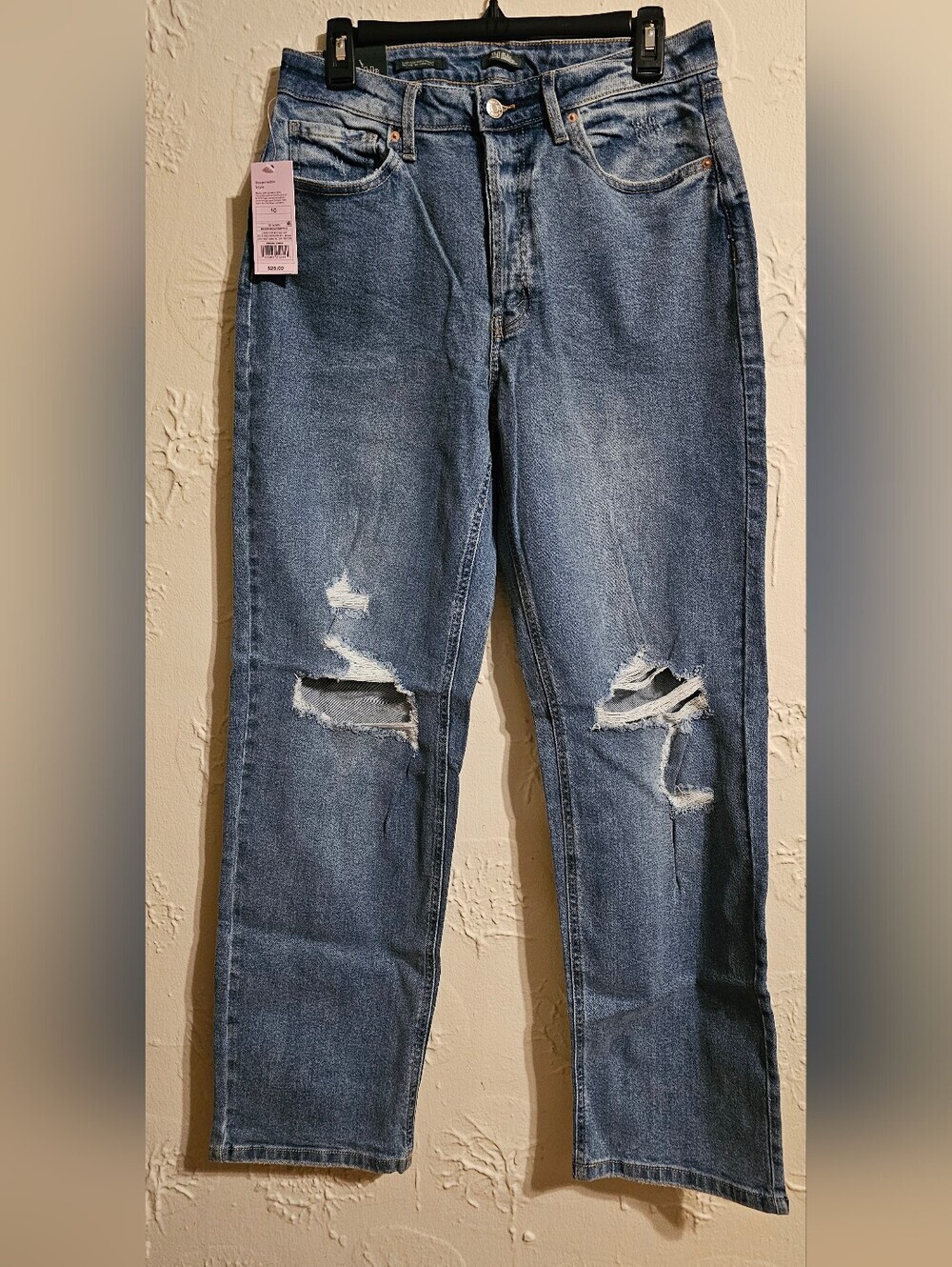 Wild Fable Women's Super Hi Rise Distressed Jeans size 10